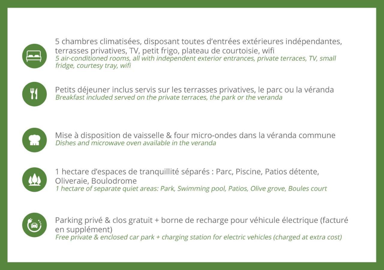 Frühstückspension Domaine Au Coeur Des Alpilles Maussane les Alpilles